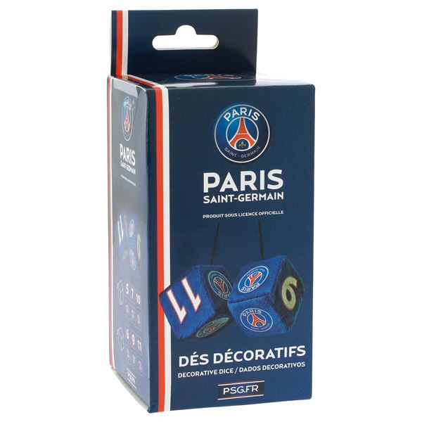 Dés bleus décoratifs 7x7cm PSG