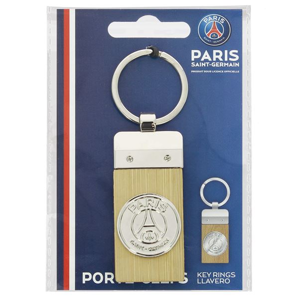 Porte-clé Bois/Métal PSG