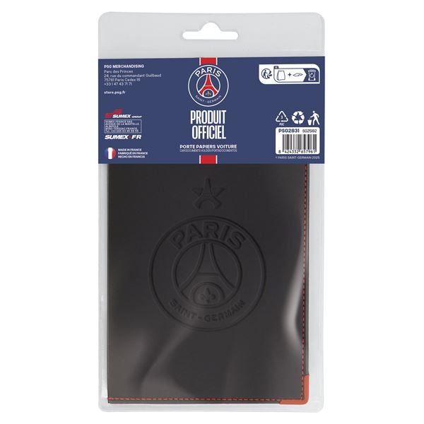 Porte papiers PVC luxe piqure sellier PSG