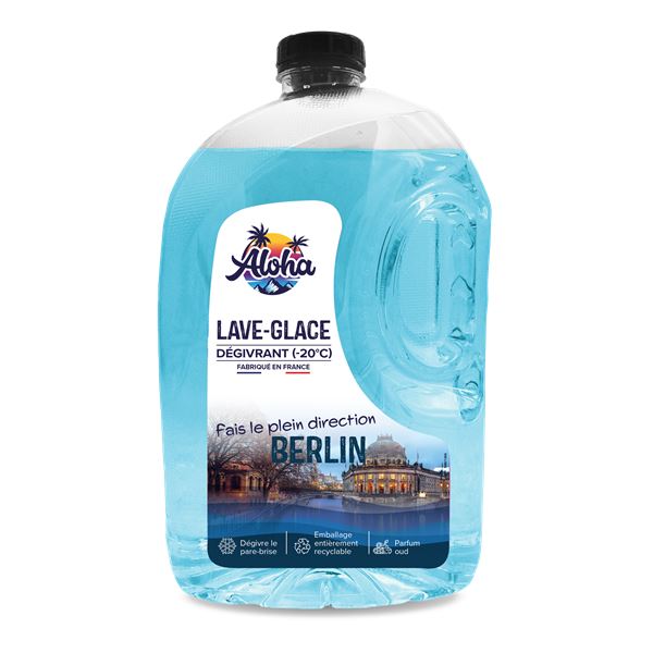 Lave-glace hiver dégivrant -20°C ALOHA 5L