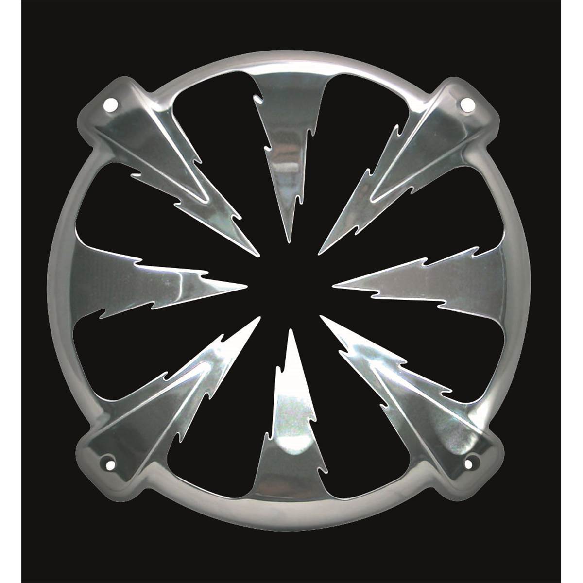 Grille Ronde En Aluminium Chromé Speaker Ø270
