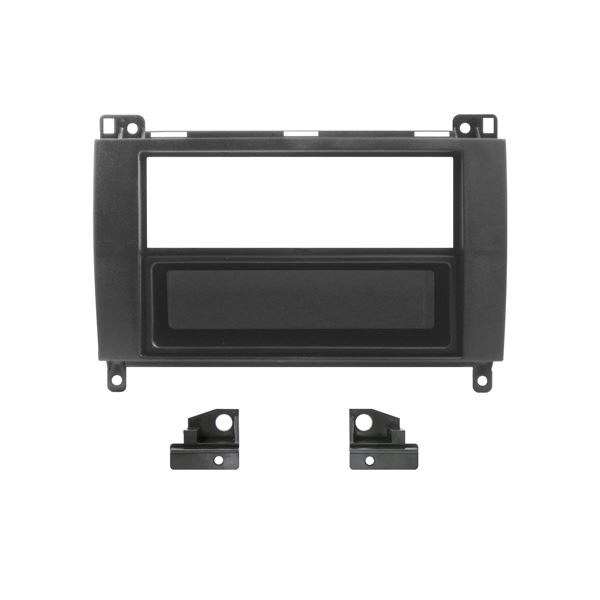 Cache autoradio avec supports fixation Mercedes