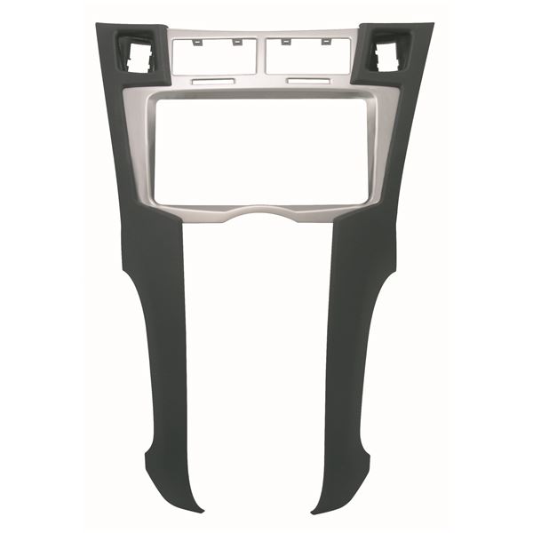 Cache autoradio argent et noir Toyota Yaris
