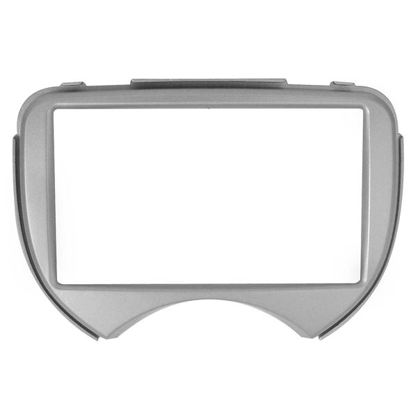 Cache autoradio gris métallisé Nissan Micra