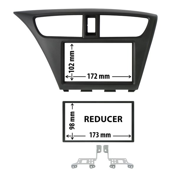 Cache autoradio Honda Civic 2012