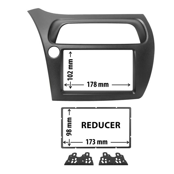 Cache autoradio Honda Civic 2006 à 2012
