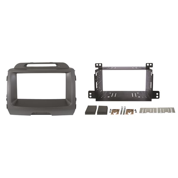 Cache autoradio Kia couleur gris