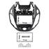 Cache autoradio noir pour Ford