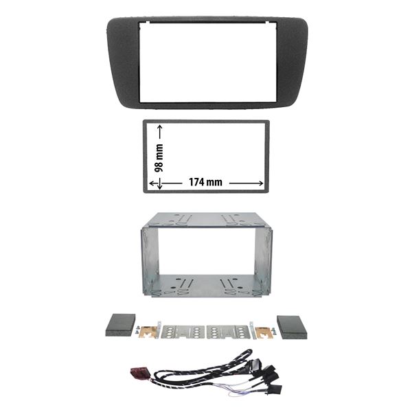 Cache autoradio Seat Ibiza 2013 à 2015