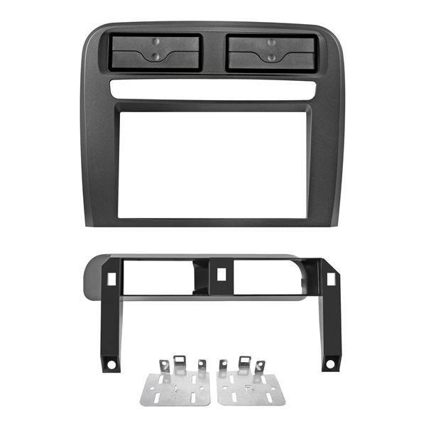Cache autoradio noir Fiat Punto 2004 à 2012