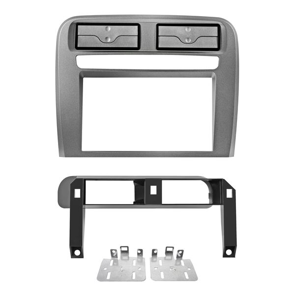 Cache autoradio gris Fiat Punto 2004 à 2012