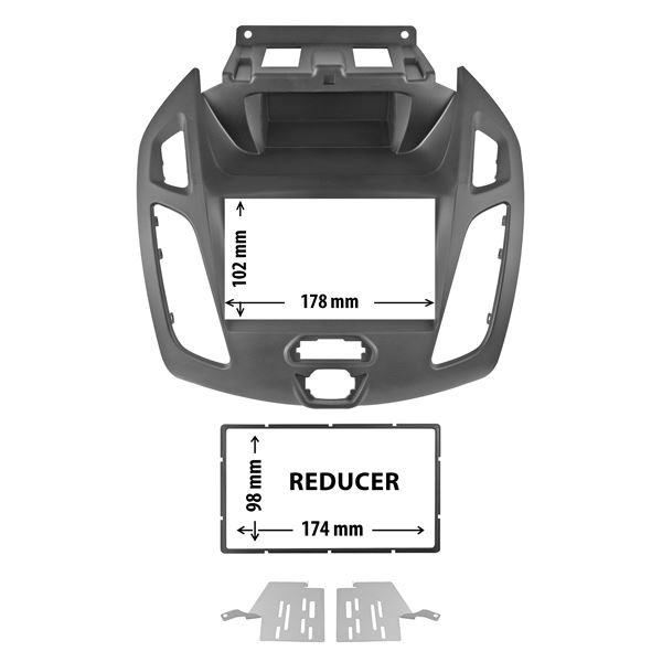 Cache autoradio Ford Transit Connect