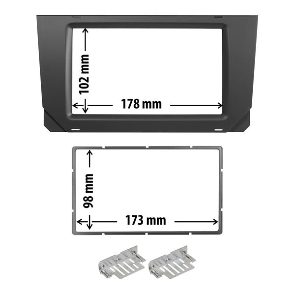 Cache autoradio Seat sans autoradio d'origine