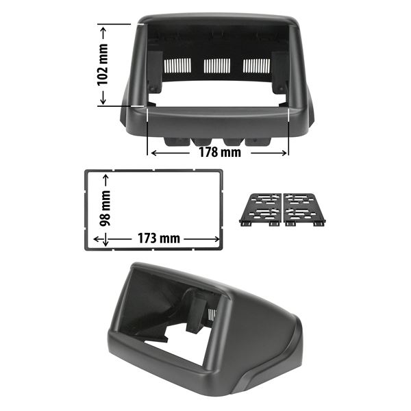 Cache autoradio Fiat Doblo