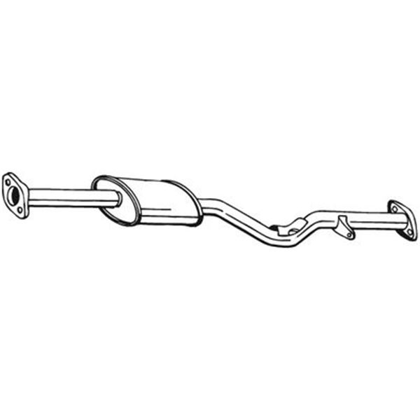 1 silencieux d'échappement intermédiaire Bosal 280121