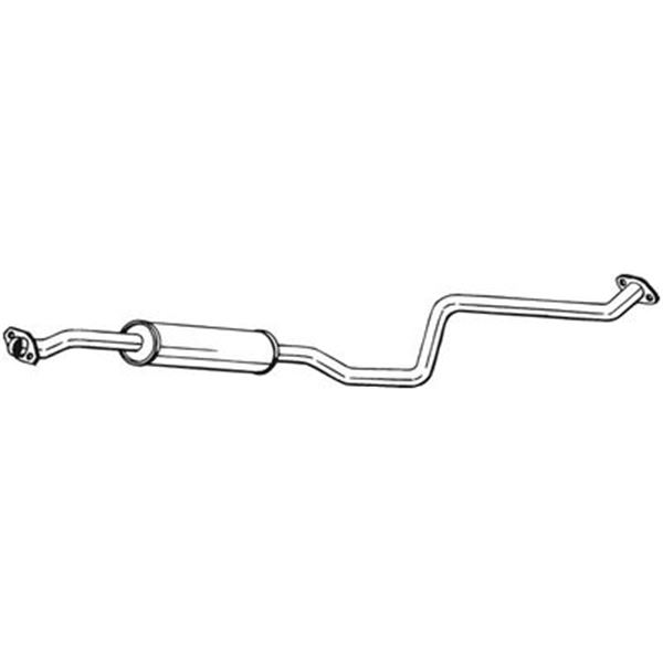 1 silencieux d'échappement intermédiaire Bosal 284141