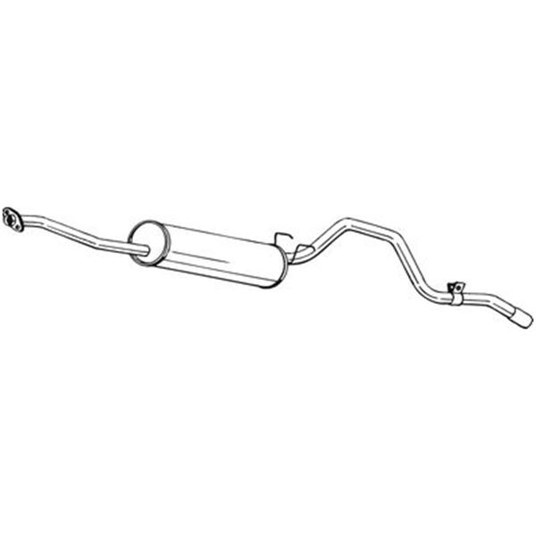 1 silencieux d'échappement arrière Bosal 290283