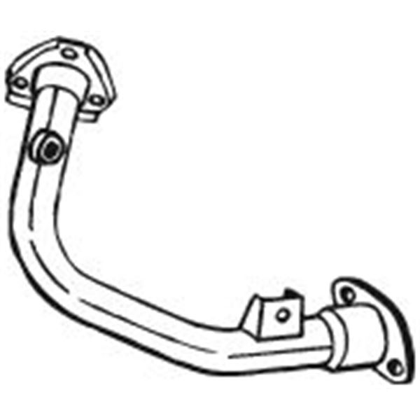 1 tuyau d'échappement Bosal 737029