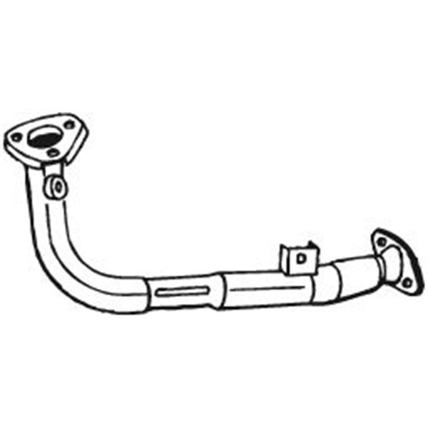 1 tuyau d'échappement Bosal 741001