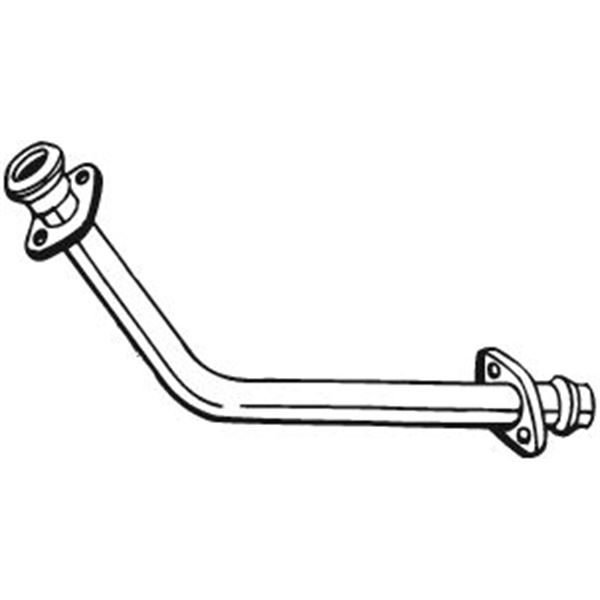 1 tuyau d'échappement Bosal 751151