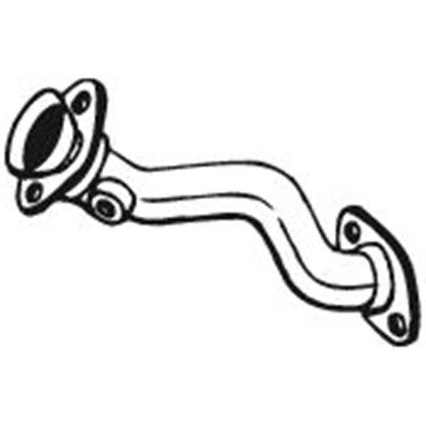 1 tuyau d'échappement Bosal 751323