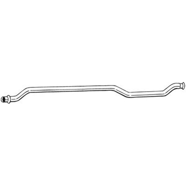 1 tuyau d'échappement Bosal 919227