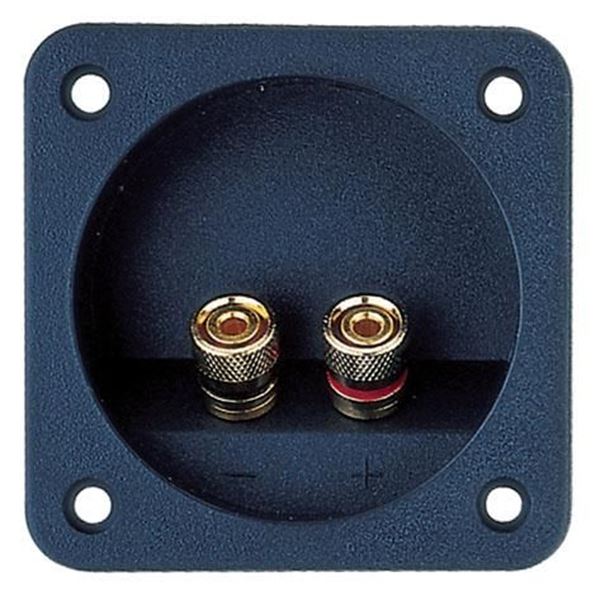 Bornier haut-parleur rond pour caisson