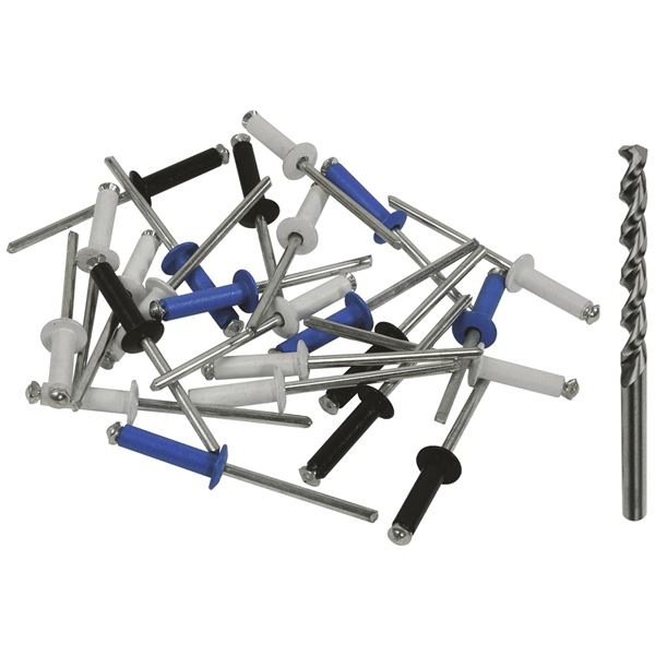 Rivets 24 pcs plaque d'immatriculation Autobest