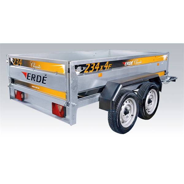 Remorque ERDE 234X4F - double essieux/freinée