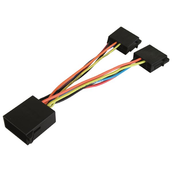 Cable doubleur pour autoradio ISO