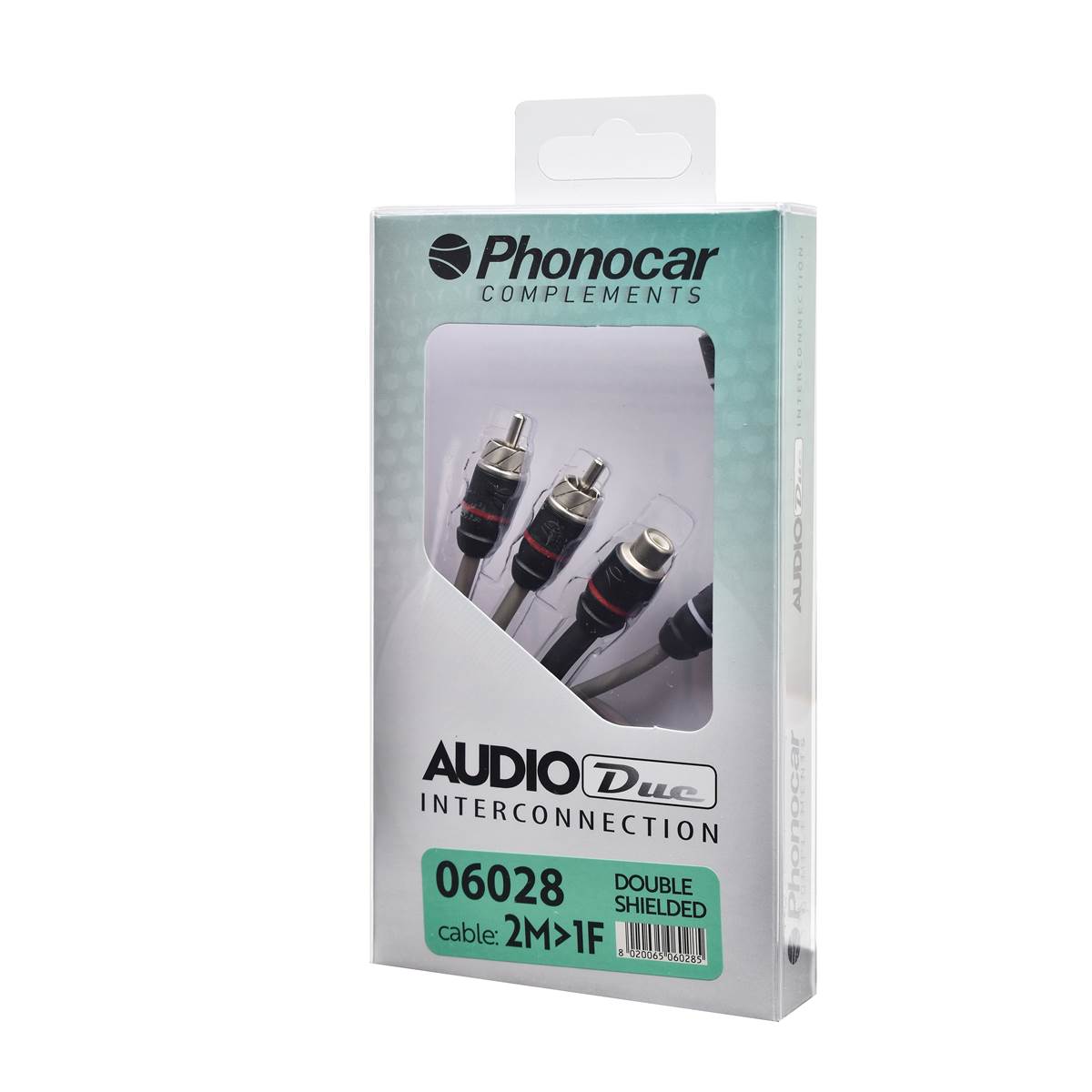 Adaptateur Audio Double Blindage 2m > 1f 0,30 Mètre