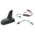 Antenne requin amplifiée AM/FM pour arrière du toit