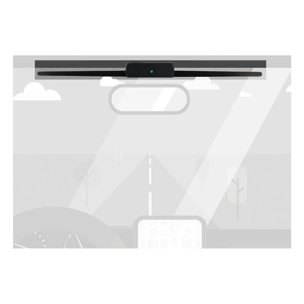 Antenne AM/FM amplifiee pour pare-brise interieure Phonocar