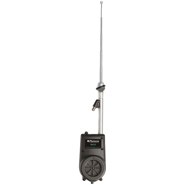 Antenne electrique automatique universelle - Tige Chromée