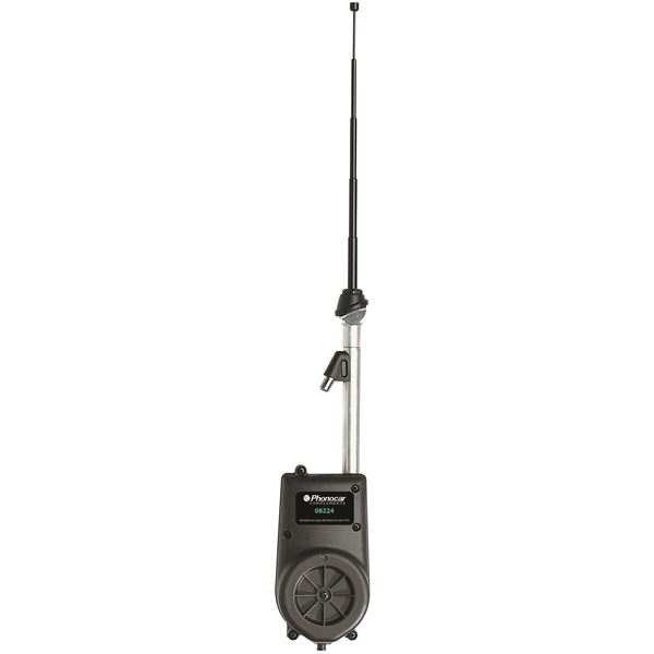 Antenne electrique automatique universelle tige noire