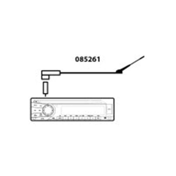 Adaptateur d’antenne ISO -> DIN 085261