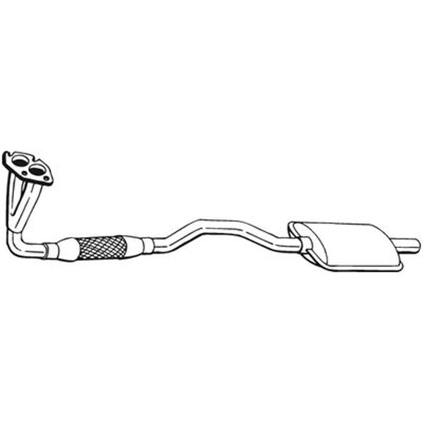 1 catalyseur Bosal 099281