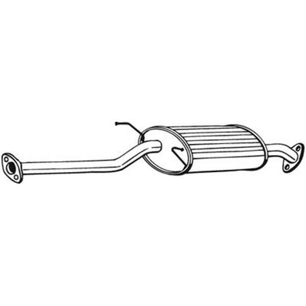 1 silencieux d'échappement intermédiaire Bosal 165091