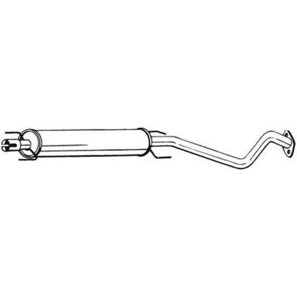 1 silencieux d'échappement intermédiaire Bosal 284339