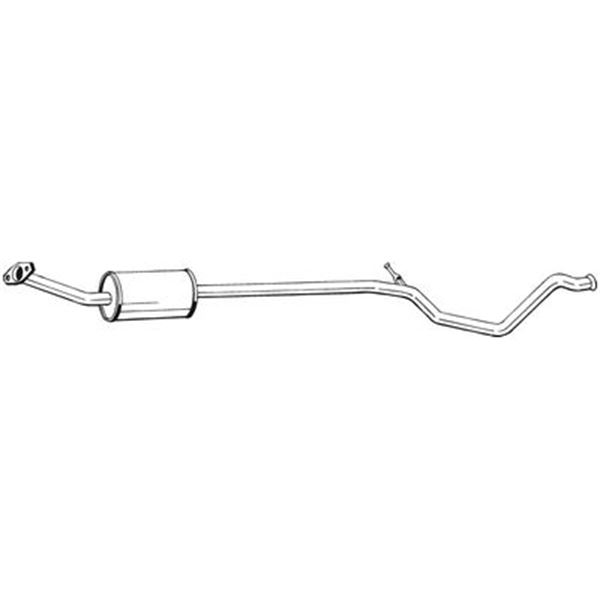 1 silencieux d'échappement intermédiaire Bosal 291079