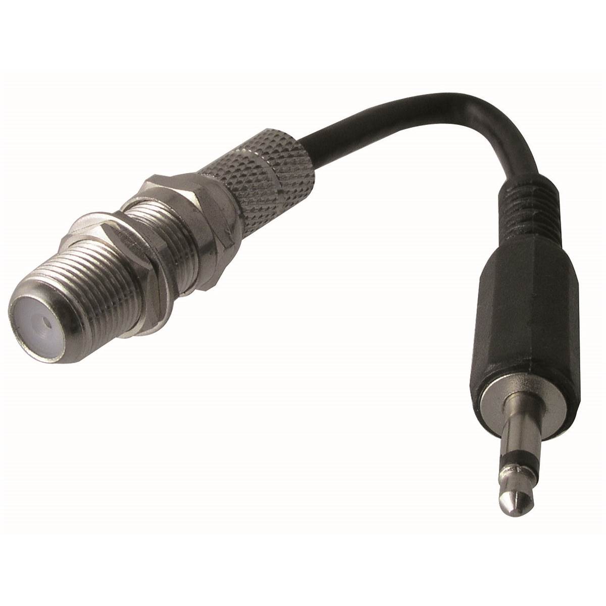 Adaptateur Pour Câble Antenne Tv - F -> Jack 3.5 Mâle