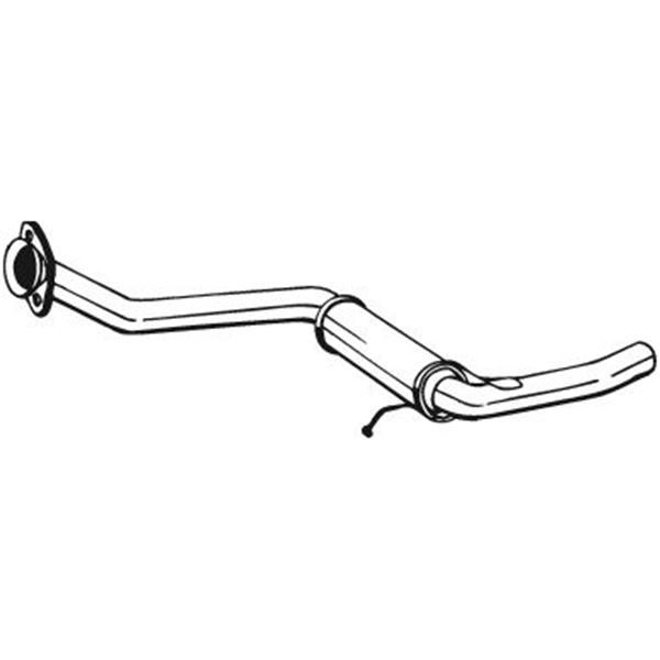 1 silencieux d'échappement intermédiaire Bosal 100335