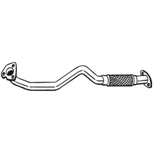 1 tuyau d'échappement Bosal 823861