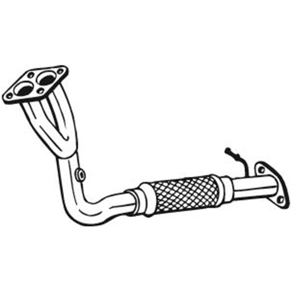 1 tuyau d'échappement Bosal 750103