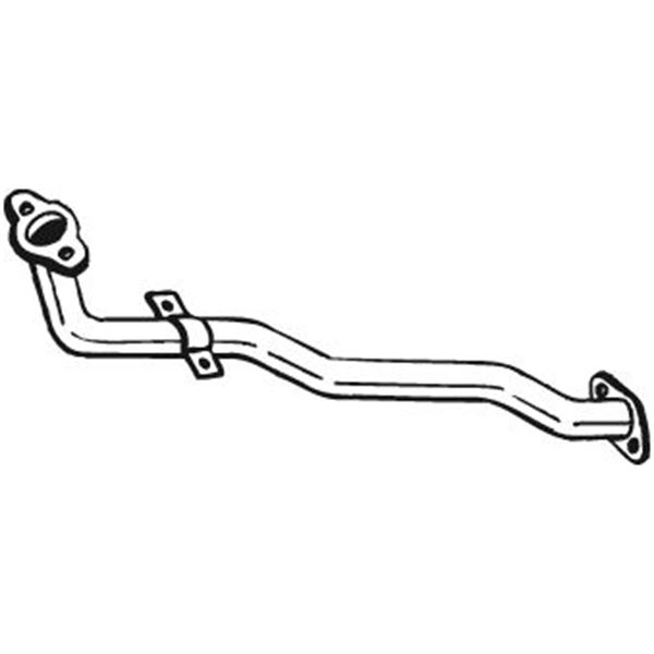 1 tuyau d'échappement Bosal 753079