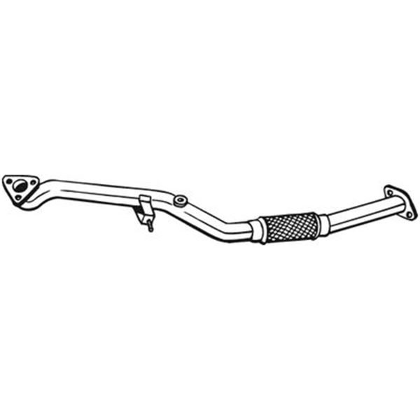 1 tuyau d'échappement Bosal 852409