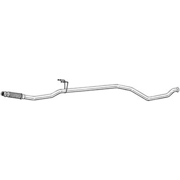 1 tuyau d'échappement Bosal 989531