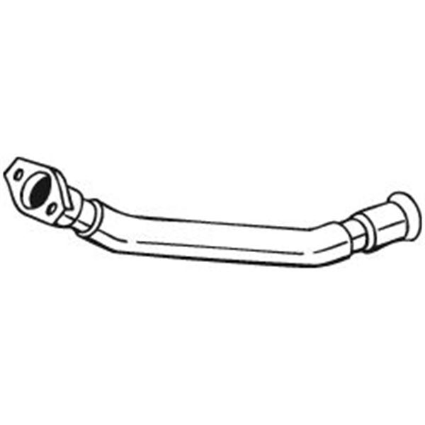 1 tuyau d'échappement Bosal 741357