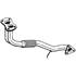 1 tuyau d'échappement Bosal 753069