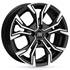 Jante aluminium Racer 15 pouces Noir Brillant Face Polie